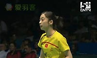 王适娴VS裴延珠 2011苏迪曼杯 女单半决赛视频