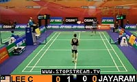 李宗伟VS贾亚拉姆 2012香港公开赛 男单1/8决赛视频