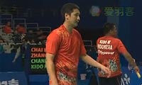柴飚/张楠VS阿尔文/基多 2012中国公开赛 男双1/8决赛视频