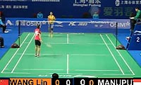 王琳VS玛努布蒂 2012中国公开赛 女单资格赛视频