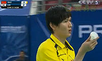 鲍春来VS李炫一 2010汤姆斯杯 男单资格赛视频