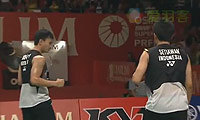 阿山/塞蒂亚万VS高成炫/李龙大 2013印尼公开赛 男双决赛视频
