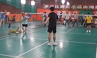 胡煜VS宋宗耀 唐山市首届羽毛球邀请赛 男单资格赛比赛视频