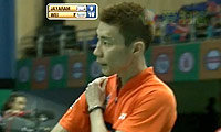 李宗伟VS贾亚拉姆 2013印度羽毛球联赛 男单资格赛视频
