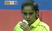 内维尔VS图拉西 2013印度羽毛球联赛 女单资格赛视频