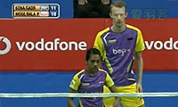 摩根森/巴兰VS加德雷/科纳 2013印度羽毛球联赛 混双资格赛视频