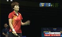 刘鑫VS何冰娇 2013全运会羽毛球女团决赛 女单视频