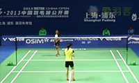 王适娴VS法内特里 2013中国公开赛 女单1/16决赛视频