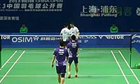 蔡赟/柴飚VS刘小龙/邱子瀚 2013中国公开赛 男双1/4决赛视频