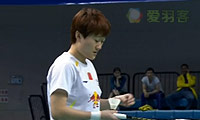 刘鑫VS惠夕蕊 2014中国羽毛球挑战赛 女单决赛视频