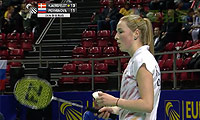 杰克斯菲德VS佩米诺娃 2014欧洲团体锦标赛 女单决赛视频