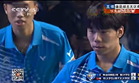 王帅/郑健VS林欢/颜子又 2013谁是球王争霸赛 华北赛区男双决赛视频