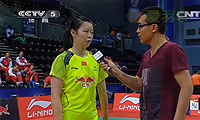 无悬念 中国女队尤伯杯取得两连胜