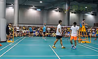 朱敏/李向峰VS张宁一/张诚 2014重庆棕榈泉杯业余公开赛 公开组男双决赛视频