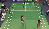 高桥礼华/松友美佐纪VS埃米莉/维尔伦 2014法国公开赛 女双1/16决赛视频