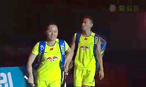 张楠/赵芸蕾VS爱德考克/加布里 2014世界羽联总决赛 混双半决赛视频