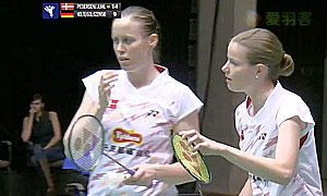 佩蒂森/尤尔(丹麦)VS格里斯威斯基/尼尔特(德国) 2015欧洲团体锦标赛 女双半决赛视频