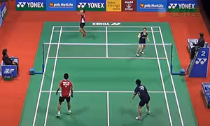 早川贤一/松友美佐纪VS黄辉颖/邹美君 2015印度公开赛 混双1/16决赛视频