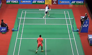 林丹VS胡赟 2015印度公开赛 男单1/8决赛视频