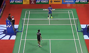 薛松VS卡什亚普 2015印度公开赛 男单1/8决赛视频