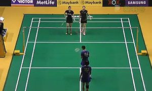 夏欢/田卿VS格里斯威斯基/尼尔特 2015马来公开赛 女双1/16决赛视频
