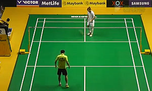 约根森VS魏楠 2015马来公开赛 男单1/4决赛视频