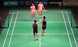 刘成/鲁恺VS高成炫/申白喆 2015澳洲公开赛 男双1/4决赛视频