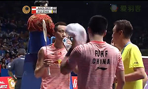 傅海峰/张楠VS阿山/塞蒂亚万 2015印尼公开赛 男双半决赛视频