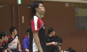山口容正VS坂井一将 2015日本团体锦标赛 男单半决赛视频