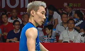 李宗伟VS约根森 2015羽毛球世锦赛 男单半决赛视频