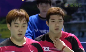 金基正/金沙朗VS高成炫/申白喆 2015韩国黄金赛 男双决赛视频
