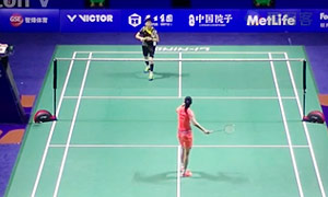 李雪芮VS白驭珀 2015中国公开赛 女单1/8决赛视频