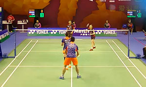 刘成/包宜鑫VS高成炫/金荷娜 2015香港公开赛 混双1/4决赛视频