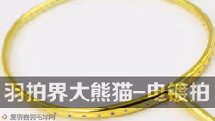 羽毛球拍界的“大熊猫”——全电镀拍！