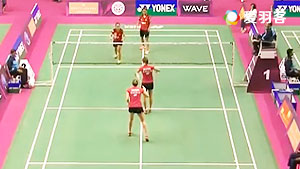 博洛托娃/科塞兹卡娅VS哈里斯/萨里 2016印度羽毛球黄金赛 女双1/16决赛视频