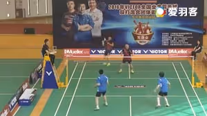 郑州站丙组孙宏伟/陈天涵VS毛海峰/黄捷 2016双雄会混合团体赛 男双小组赛视频