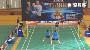 郑州站丙组张东/张滨VS康顺治/张静 2016双雄会混合团体赛 混双小组赛视频
