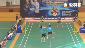 郑州站甲组杨宇晨/张峰辉VS张思远/李根强 2016双雄会混合团体赛 男双小组赛视频