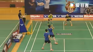 郑州站甲组程翀/周鲲鹏VS张凤辉/杨宇晨 2016双雄会混合团体赛 男双决赛视频