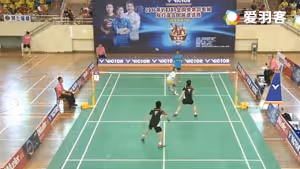海口丙组林智武/林丽君VS邢剑/李军 2016双雄会混合团体赛 混双小组赛视频