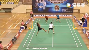 海口站乙组陈峰/张慧琳VS陶世鹏/林波 2016双雄会混合团体赛 男双决赛视频
