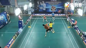 长春站乙组姚迪/王淼VS谈志军/王宇迪 2016双雄会混合团体赛 混双小组赛视频