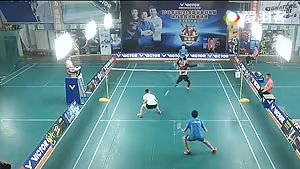 长春站甲组陈健泉/沈贺闻VS周泊伦/ 张跃全 2016双雄会混合团体赛 男双决赛视频