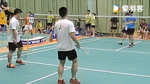 总决赛甲组 王彦龙/王振霖VS盘昌骏/冼俊宇 2016双雄会混合团体赛 男双1/4决赛视频