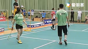 总决赛乙组 夏靓/陈英VS王飞/殷波 2016双雄会混合团体赛 混双1/4决赛视频