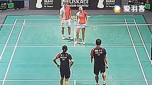 陈旻鑫/胡绫芳VS伊琳娜/拉斯马斯 2016世界青年羽毛球锦标赛 混合团体小组赛视频
