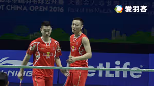 【中国赛首轮】张楠/刘成险胜双蔚 新组合首胜