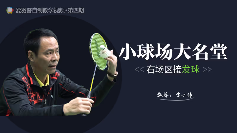李老霸气秀手法！右场区接发竟有这么多变化！