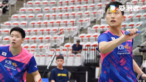 金元昊/徐承宰VS李哲辉/李洋 2017澳门公开赛 男双半决赛视频