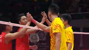 陈宏麟/王齐麟VS廖敏竣/苏敬恒 2018世界羽联总决赛 男双小组赛视频